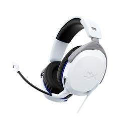 Headset HyperX Cloud Stinger II para PlayStation – Leve, Confortável, Drivers 50mm, Microfone com Cancelamento de Ruído, Branco (75X29AA)