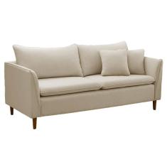Sofá Living Kassia 2 lugares 2,04m Bege LansofBr