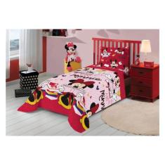 Jogo De Cama Minnie Estampado Microfibra Lepper