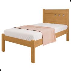 Cama de Solteiro Flex Bilac Naturalle Off White