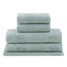 Jogo de Toalhas Buddemeyer Lollipop Banho 5 peças, Verde, Banho