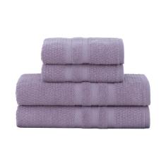 Kit Jogo de Toalhas Buddemeyer 4 Peças Banhão e Rosto Vanilla 100% Alg