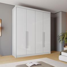 Guarda-Roupa Casal 4 Portas 4 Gavetas Eloá