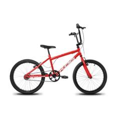 Bicicleta BMX Infantil Aro 20 Masculina para Meninos - KOG, Vermelho, 