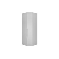 Guarda Roupa Modulado Closet de Canto Oblíquo Rizon c/ 1 Porta cor Branco - Novo Horizonte