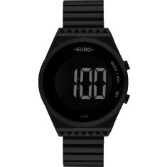 Relógio Euro Feminino Digital Preto Eubjt016ad/4p
