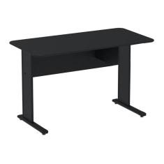 Mesa Escritório 1,50x0,60m s/ Gavetas - Cor Preto - pandin - 44092