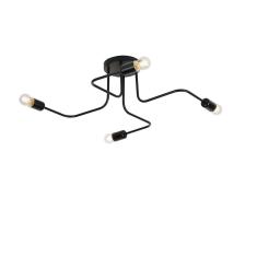 Plafon Taschibra Cronos Preto Para 4 Lâmpadas E27 Bivolt