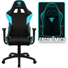 Cadeira Gamer Escritório de Alto Conforto Com Almofadas Ergonômicas e 