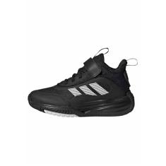 adidas Tênis de basquete unissex Child Own The Game 3.0, Preto/branco/preto, 1 Little Kid