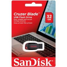 Pen Drive 64Gb Usb 2.0 Cruzer Blade - Sandisk