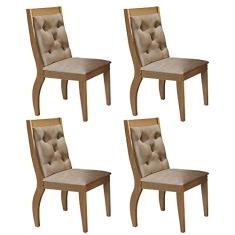 Conjunto Com 4 Cadeiras Lucy Rufato