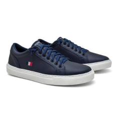 Tênis Masculino Casual Sola Reta Elegante Cadarço Dia a Dia-Masculino