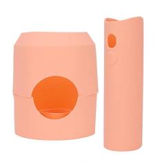 Capa Protetora de Silicone para Secador de Cabelo, Proteção contra Poeira à Prova de Choque para Viagem, Capa Antiarranhões Com Design Especial de Rotação do Bico para Viagens