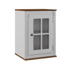 Armário de Cozinha Aéreo Hannover de Madeira com 1 Porta de Vidro - M5