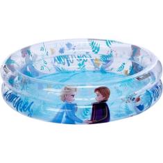 Piscina Inflável Frozen Infantil Redonda Etitoys 75x22cm 70L