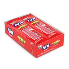 Fini Mini Bala De Gelatina Tubes Morango Cítrico 17G C/12 -