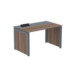 Escrivaninha Mesa Escritório Pscpp130 130cm Industrial Walnut E Grafit