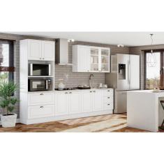 Cozinha Modulada Americana com 5 Peças Branco HP - Henn