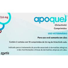 Apoquel 3,6Mg - 20Compr Zoetis Para Cães