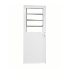 Porta Basculante Lambril Alumínio Branco 2.10 x 80 Lado Esquerdo – Hale