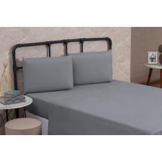 Lençol Casal Liso Sem Elástico Avulso Cama Box com Bainha - Nara Confe