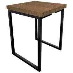 Banqueta Banco Nova York Industrial Cozinha Área Gourmet Balcão Preto 