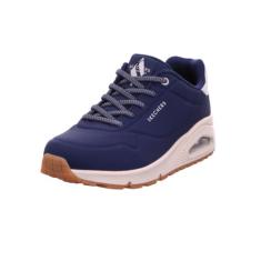 Skechers Tênis feminino Uno-Shimmer Away, Azul marinho/ouro rosa, 35