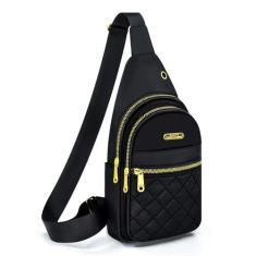 Bolsa tipo estilingue Aisijimo pequena para mulheres e homens, casual,