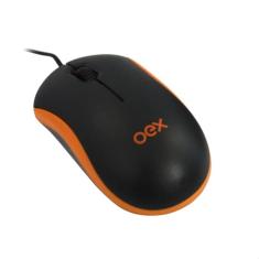Mini Mouse Com fio Oex Dpi Laranja
