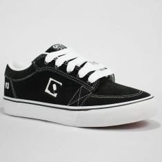 Tênis Qix Ninety Three Camurça Vulcan Preto-Unissex