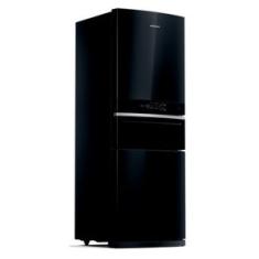 Geladeira Brastemp Inverse 3 Frost Free 419 Litros Cor Preta com Freeze Control Pro - BRY59CE