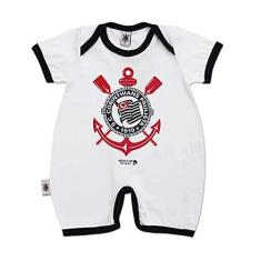 Macacão Bebê Curto Corinthians Timão Oficial
