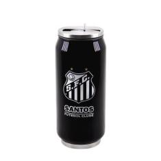 Copo De Inox Com Canudo 350Ml - Santos - Mileno