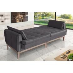 Sofá Cama Rivieira 2.30m - Sofisticato, chumbo