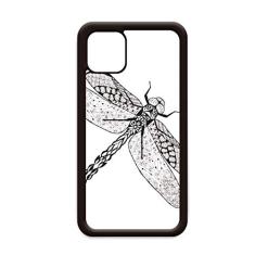 Capa de desenho de animal libélula para iPhone 11 Pro Max para Apple Mobile Case