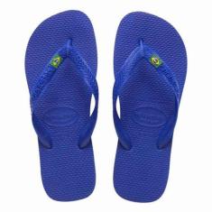 Chinelo Havaianas Brasil Unissex, Azul