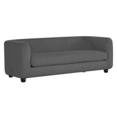 Sofá 3 Lugares Luxo Recepção Escritorio Sala Veneza 200cm Linho - Doce