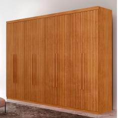 Guarda Roupa Casal Marrocos Mdf 8 Portas Moderna Mobília Naturalle