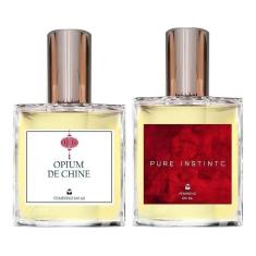 Kit Perfumes Opium Chine + Pure Instinct + Brinco