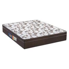 Colchão Casal Espuma D28 Orthoface Firme Euro Pillow Brown 138x188x25cm Polar