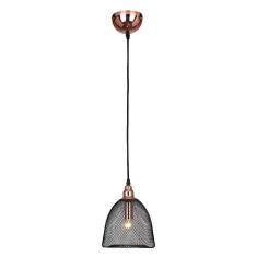 Pendente Bella Iluminação Copper No Voltagev Cobre/ Preto