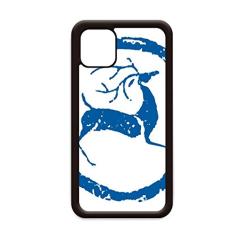 Capa com desenho animado de cervo animal azul para iPhone 11 Pro Max para Apple Mobile Case Shell