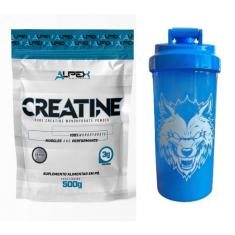 Kit Creatina Alpex 100% 500g + Coqueteleira Alpex 600ml-Unissex