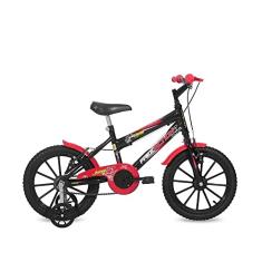 Bicicleta Infantil Aro 16 Free Action PP MTB 1V Joy Preta