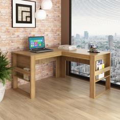 Mesa para Escritório Angular ME4145 Tecnomobili - Amendoa