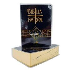 Bíblia pastoral bolso brochura cristal  azul - PAULUS