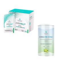 Aminnu Eaas 10g + Collcreatine- Limão - Central Nutrition, Tangerina