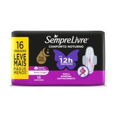 Sempre Livre Absorvente Externo Noite Dia Adapt Plus Com Abas 16 Unidades