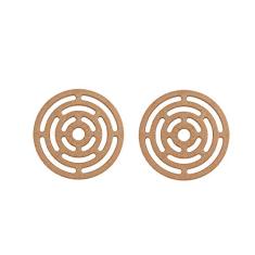 Descanso de Panela Aparador ECO Marrom Cerejeira 2un